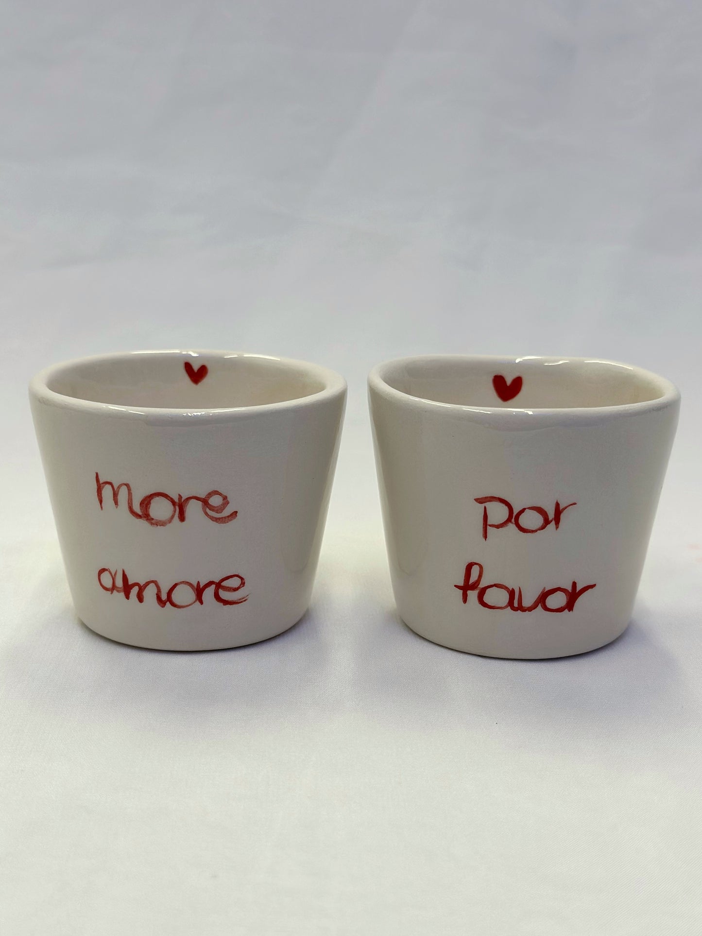 Espresso set “more amore por favore”