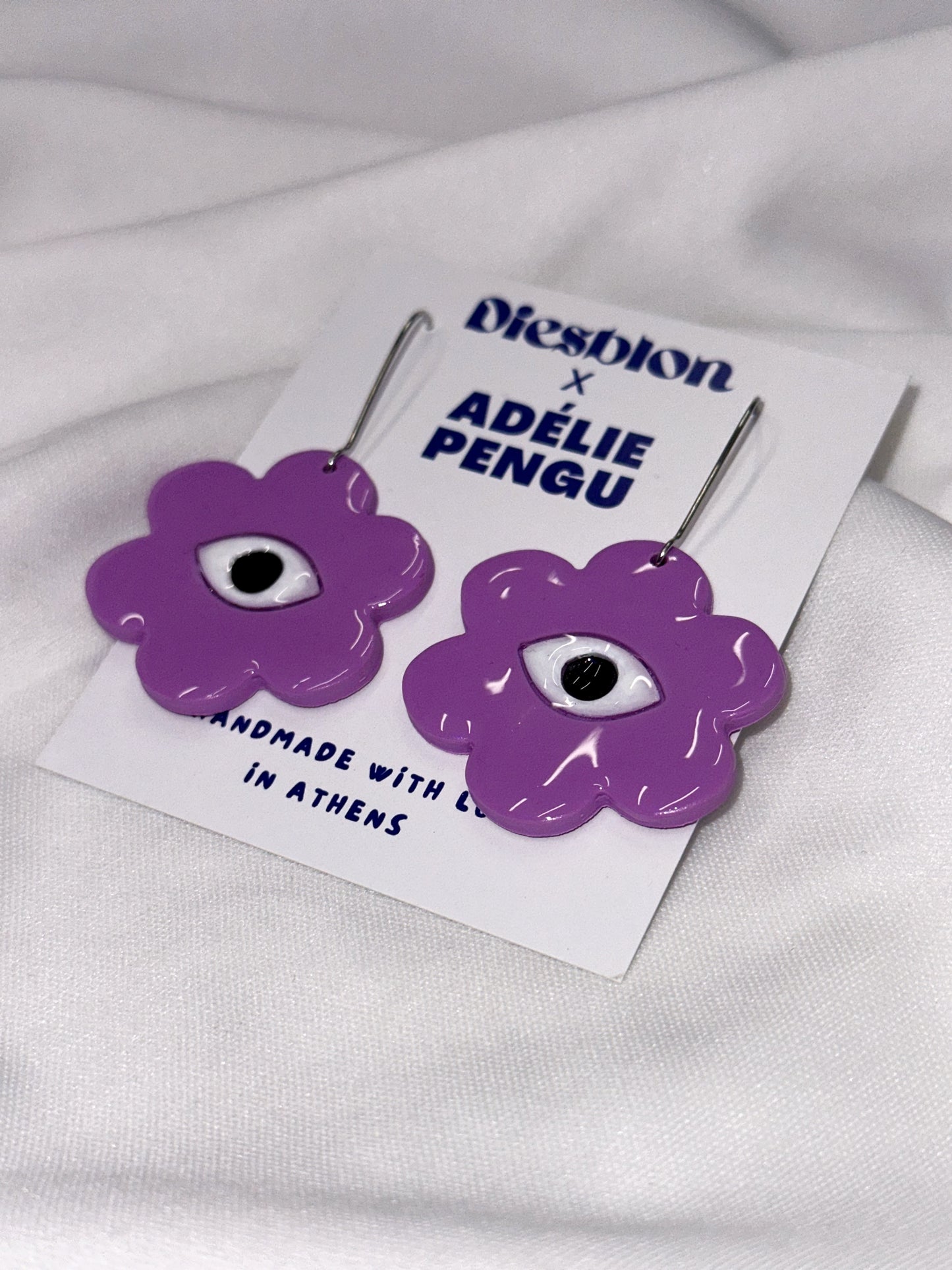 Diesblon x  Adelie Pengu Earrings 👁️