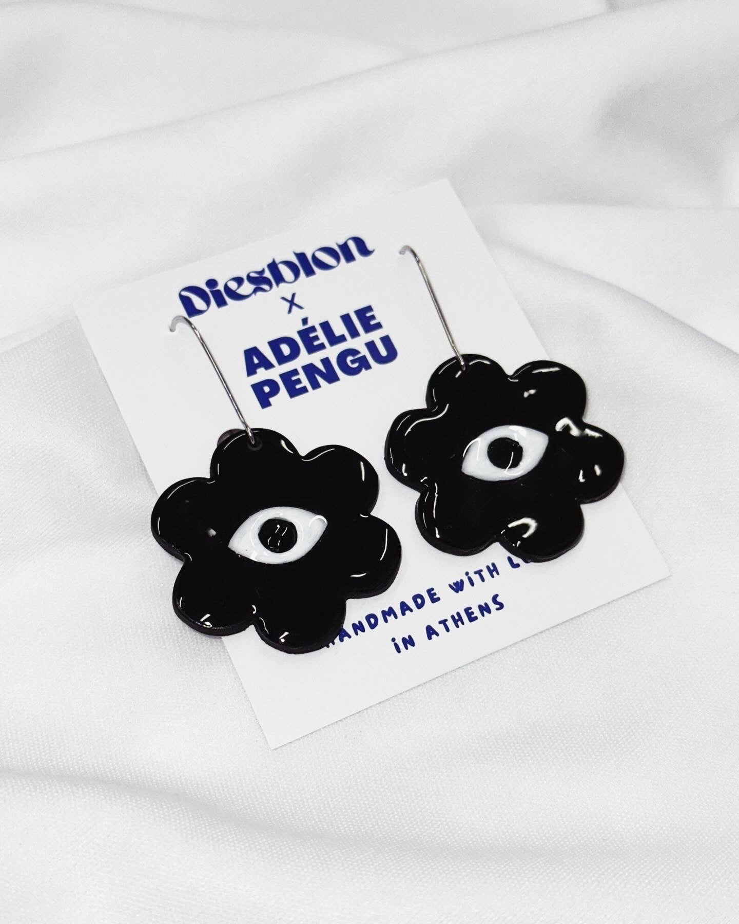 Diesblon x  Adelie Pengu Earrings 👁️