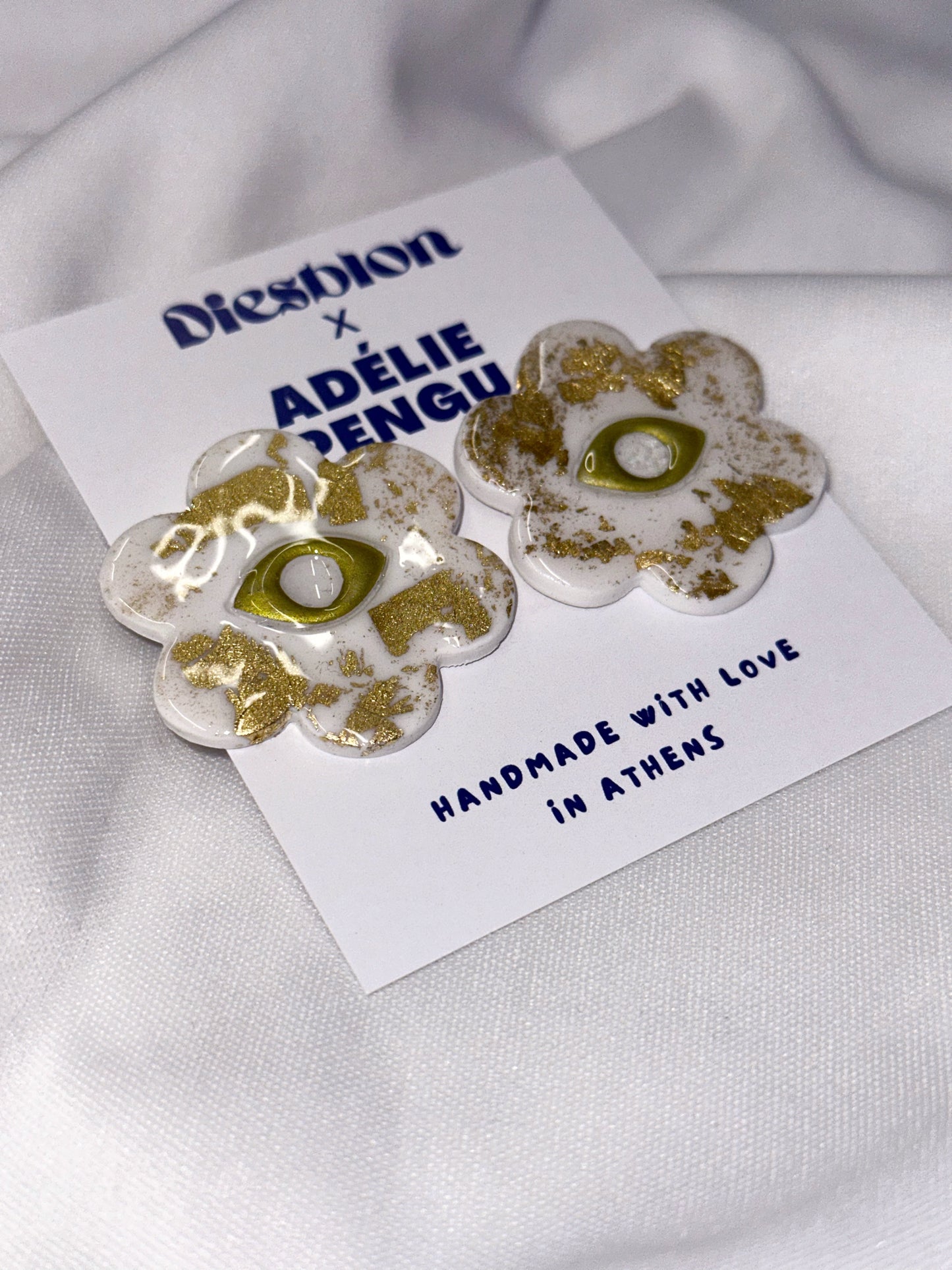 Diesblon x  Adelie Pengu Earrings 👁️
