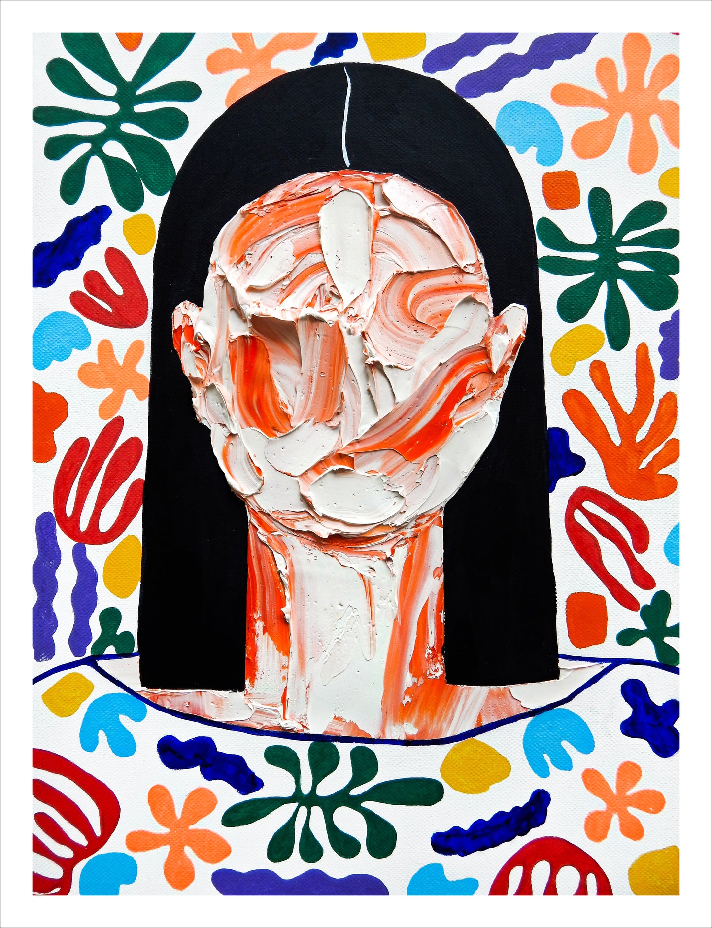 ''Rapt in Colours'' Art Print