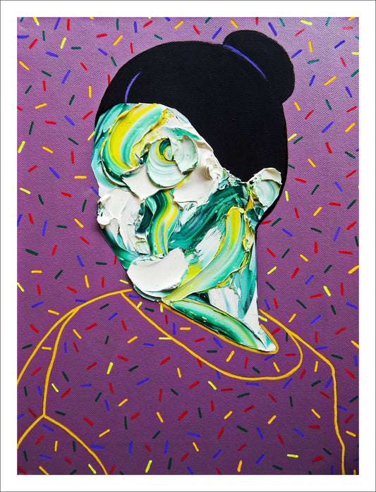 ''Purple'' Art Print