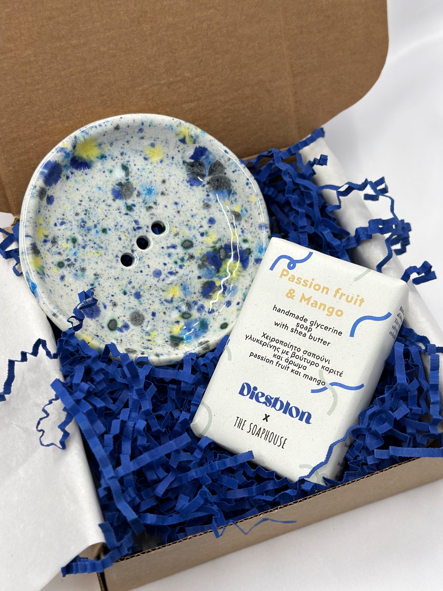 Gift set 🎁 soap & ceramic soap dish ✨