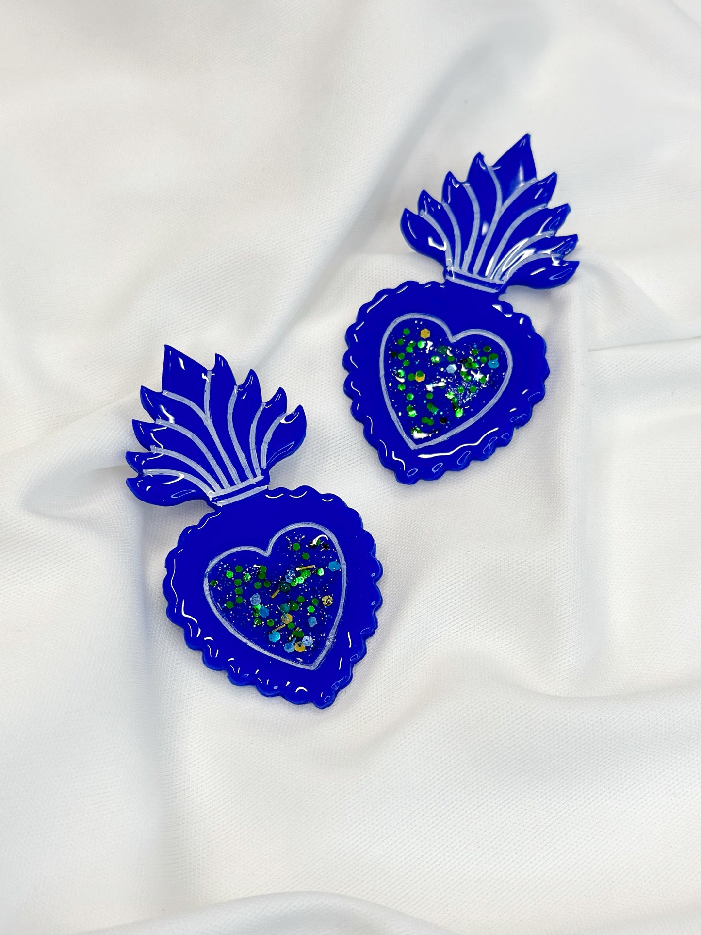 ''Sacred Heart'' Statment Earrings