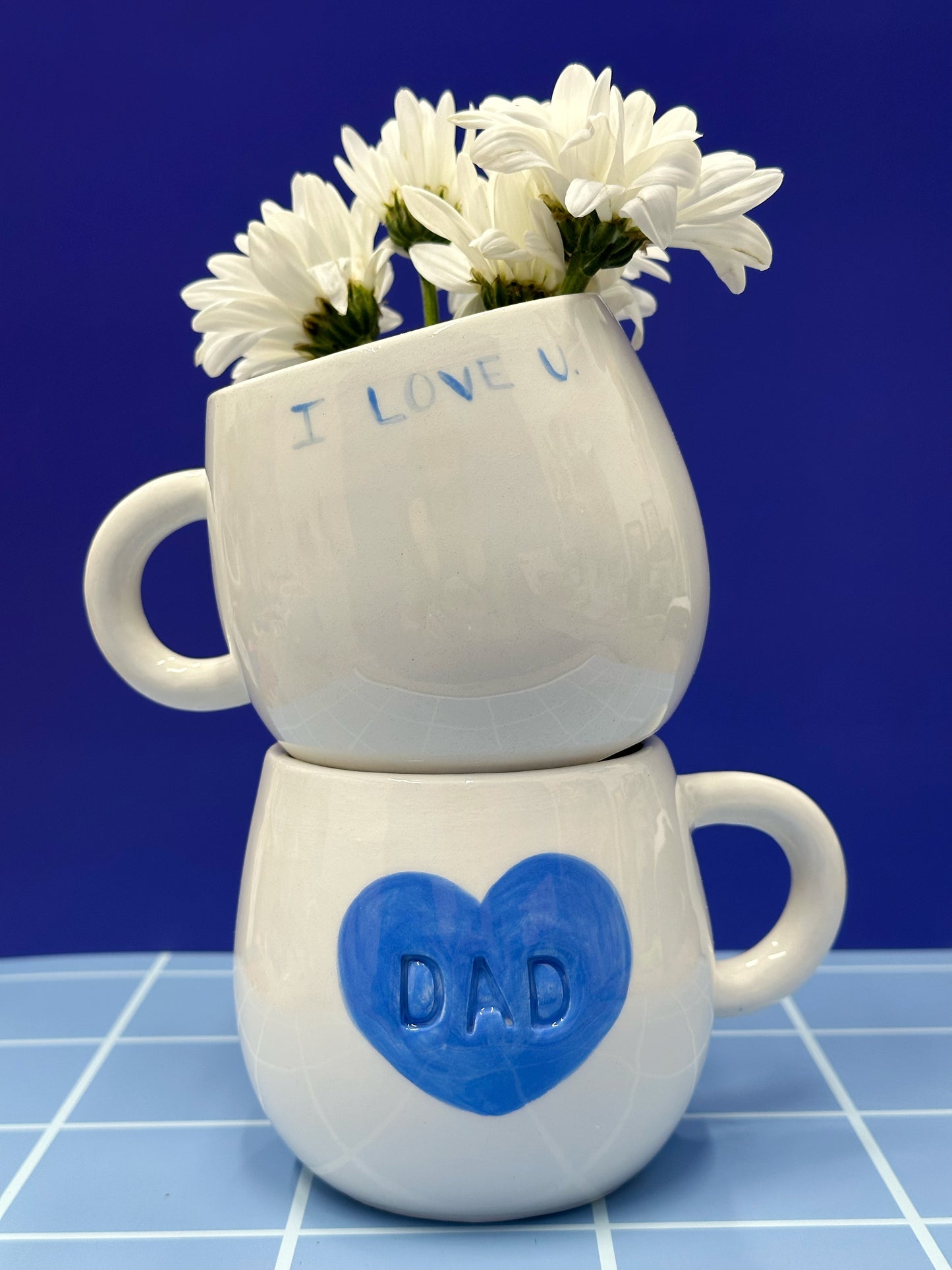 “Dad” ceramic mug 💙