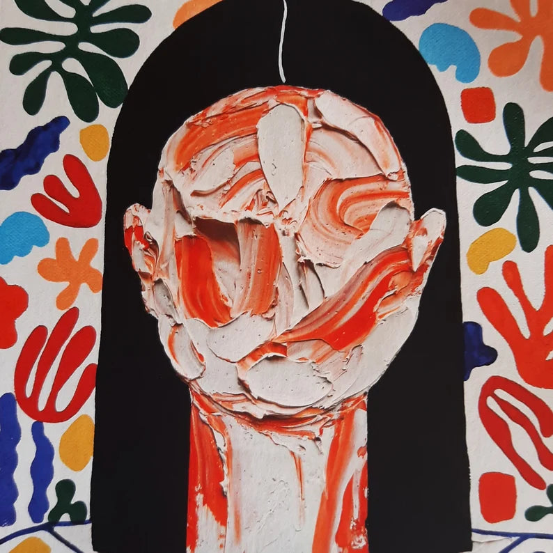 ''Rapt in Colours'' Art Print