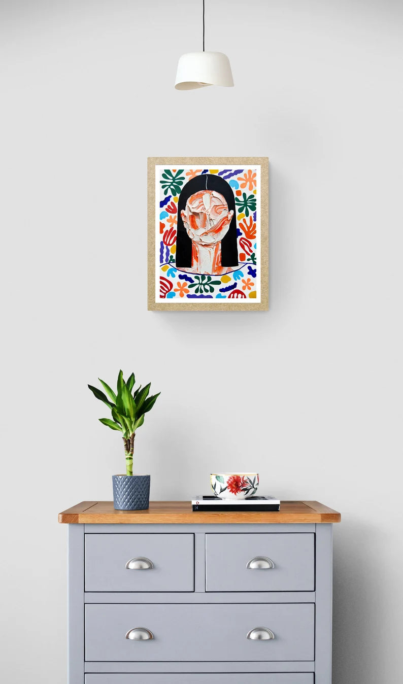 ''Rapt in Colours'' Art Print