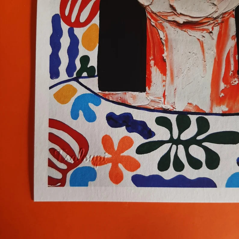 ''Rapt in Colours'' Art Print