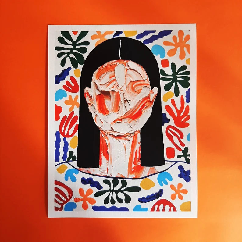 ''Rapt in Colours'' Art Print