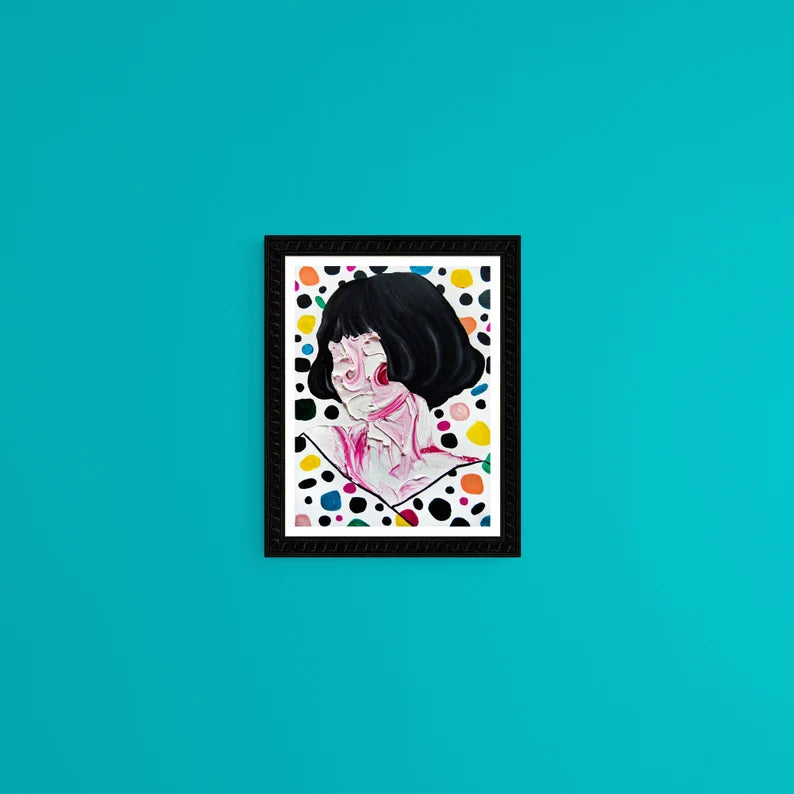 ''Lost in the Dots''  Art Print