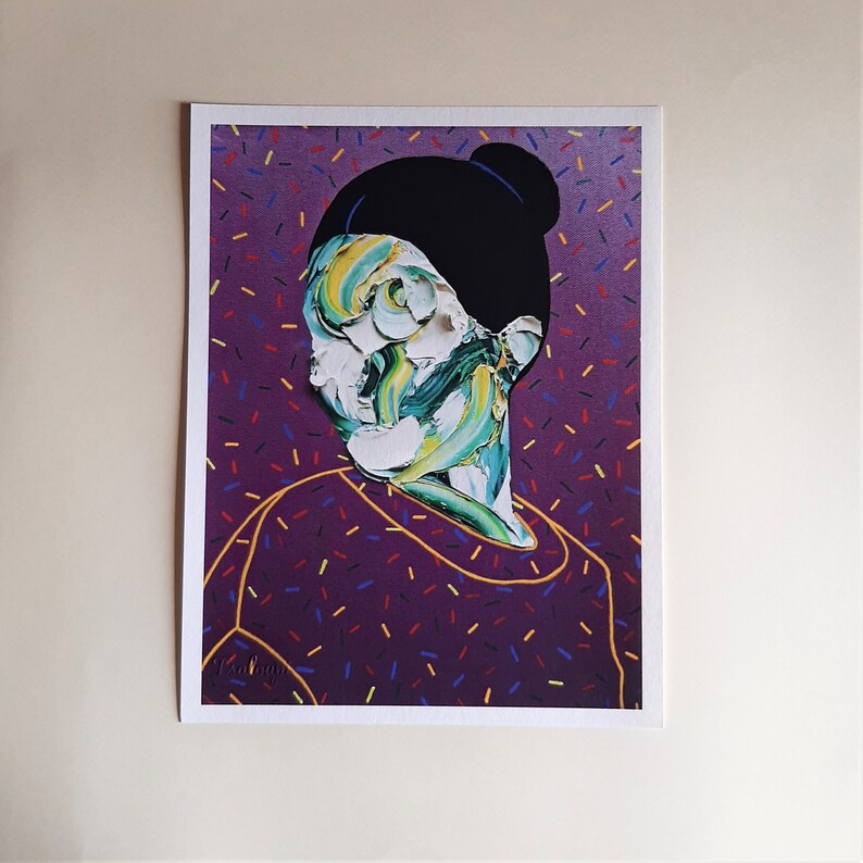 ''Purple'' Art Print