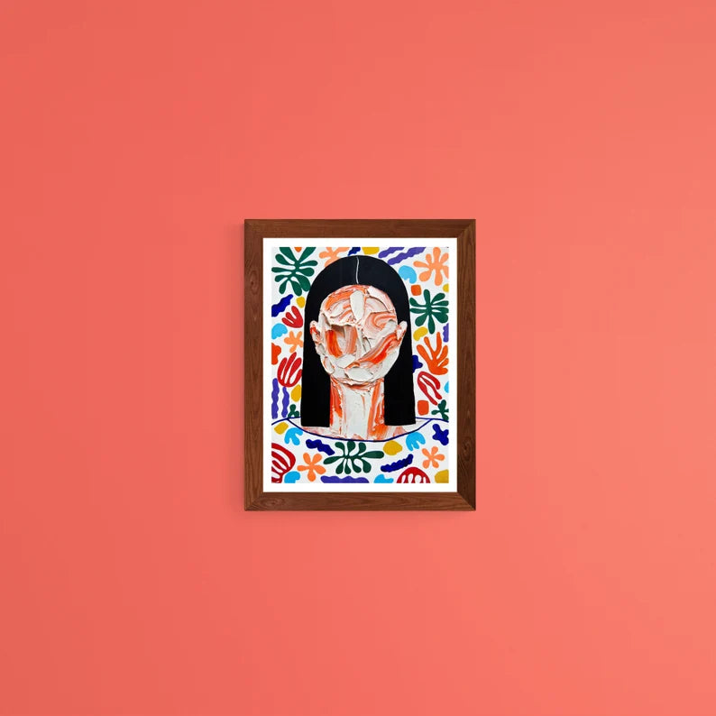 ''Rapt in Colours'' Art Print