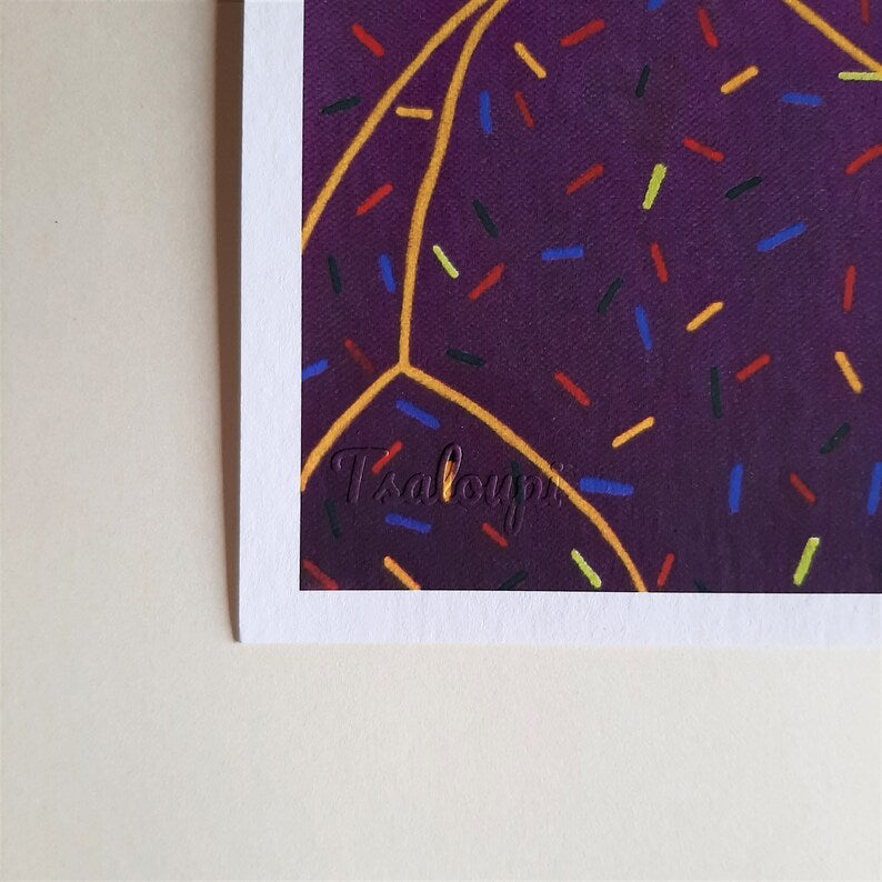 ''Purple'' Art Print