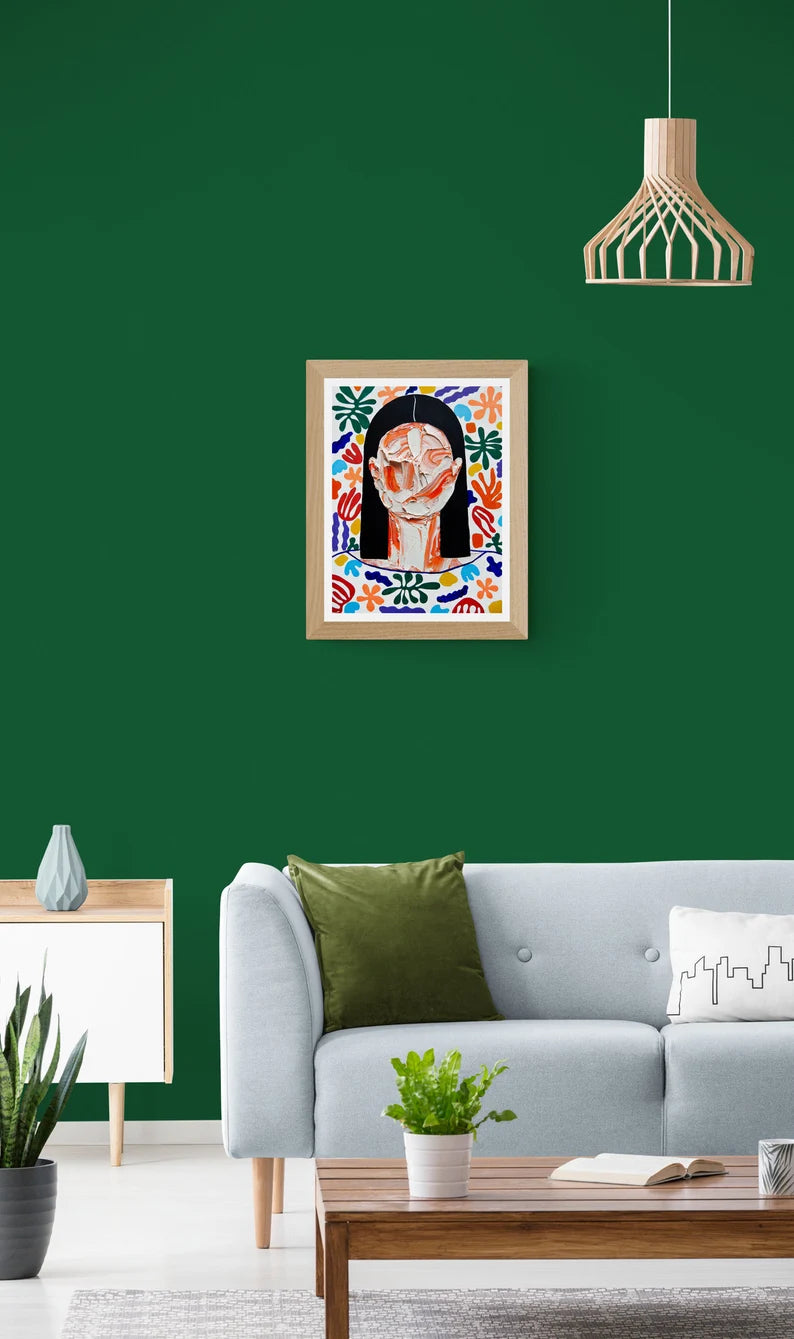 ''Rapt in Colours'' Art Print