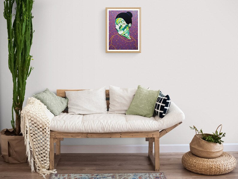 ''Purple'' Art Print