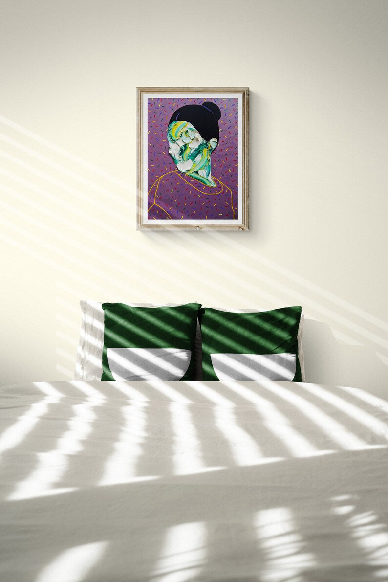 ''Purple'' Art Print