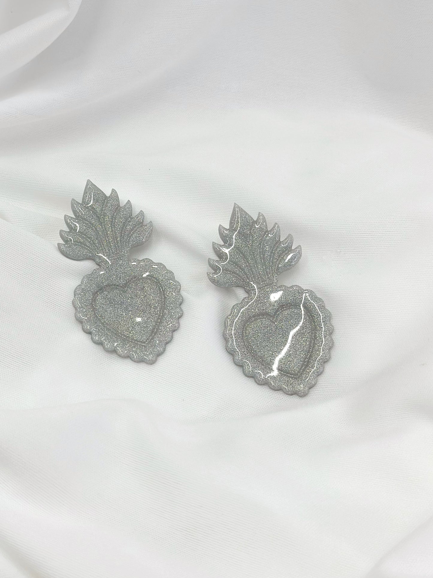 ''Sacred Heart'' Statment Earrings