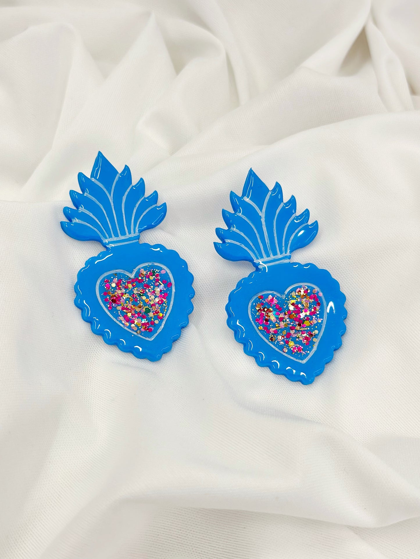 ''Sacred Heart'' Statment Earrings