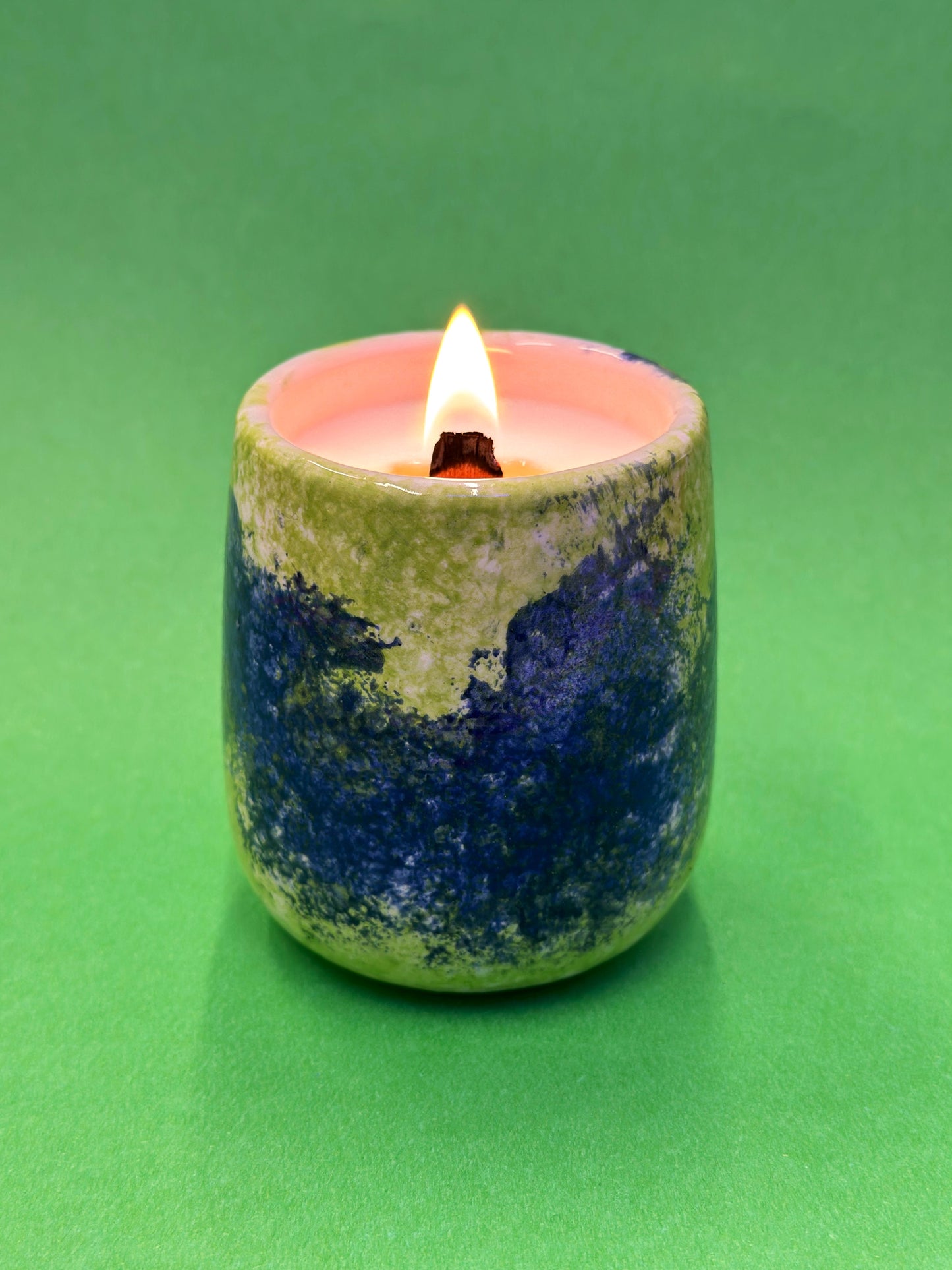 Handmade ceramic candle 🕯️