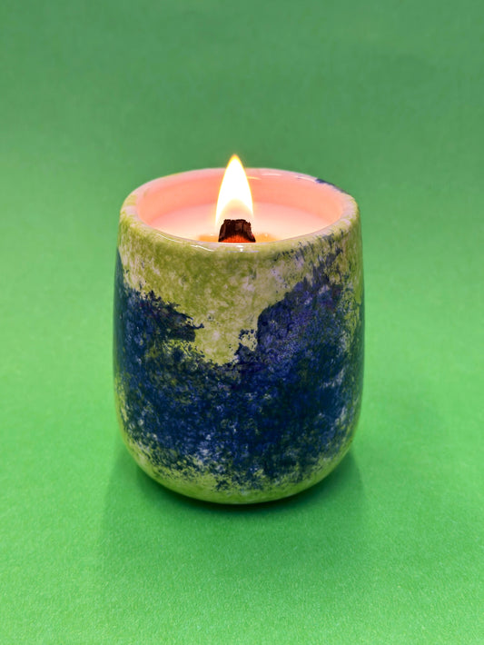Handmade ceramic candle 🕯️