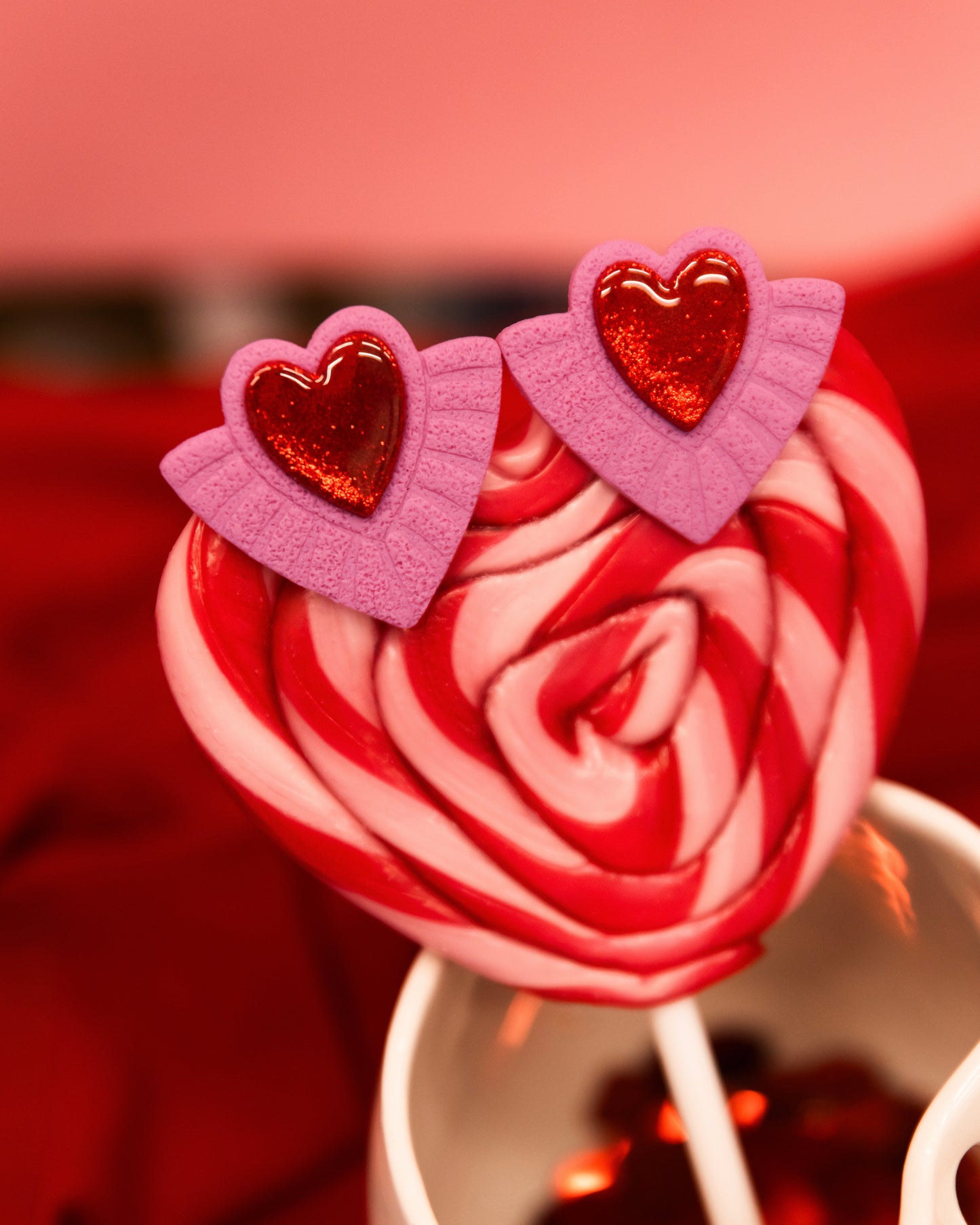 Candy Heart Earrings 💗