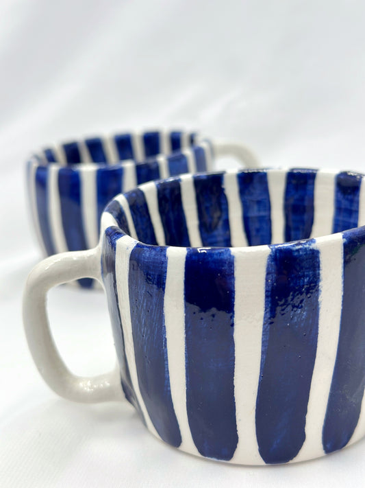 “Stripes” ceramic mug