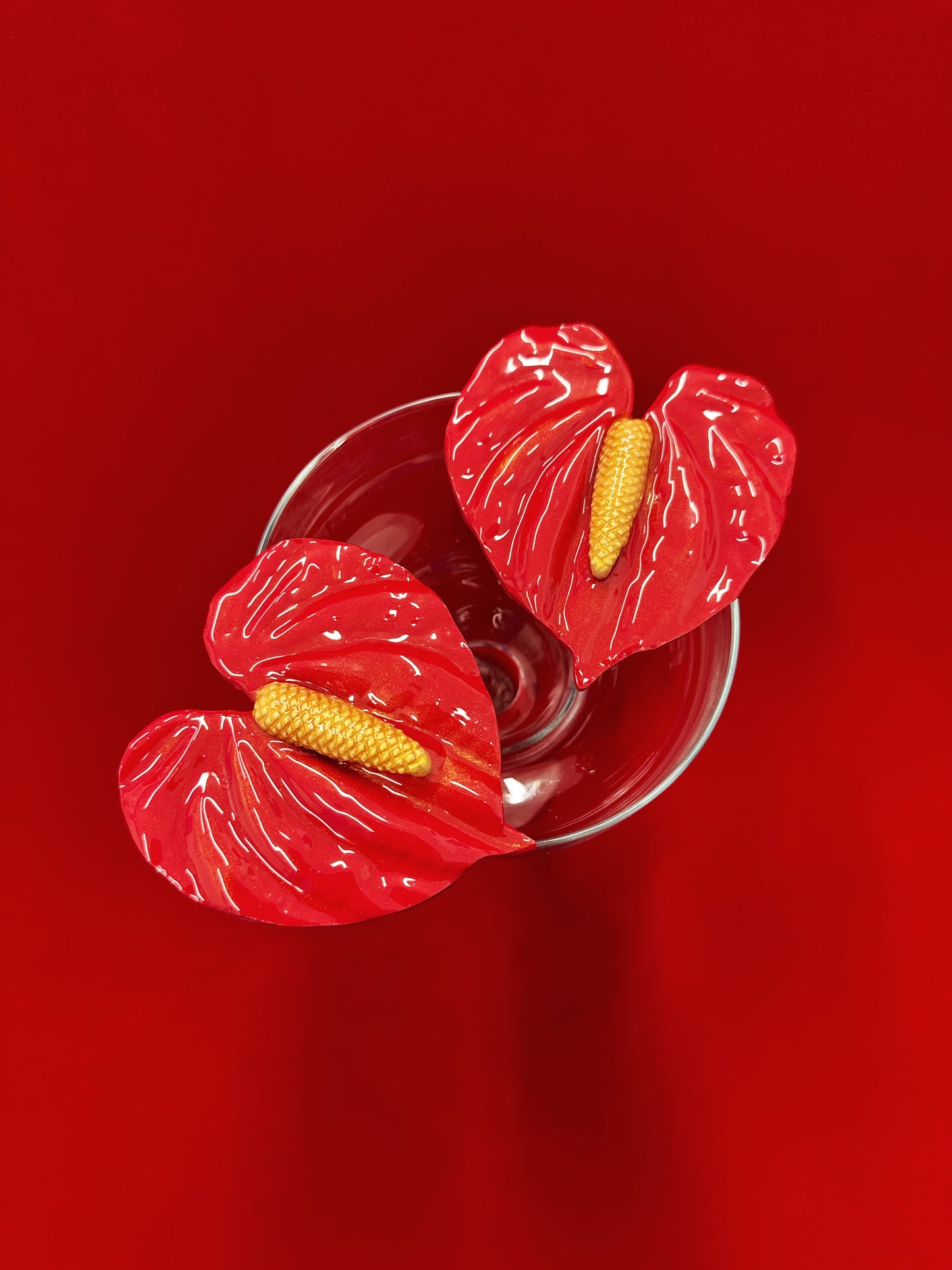 Anthurium Statement earrings ✨