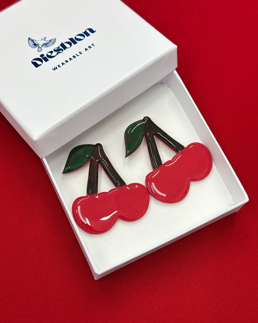 Cherry Earrings 🍒
