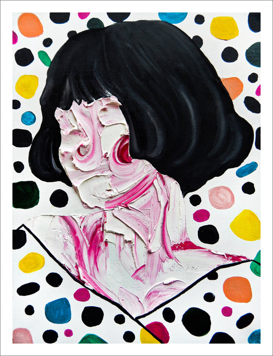 ''Lost in the Dots''  Art Print