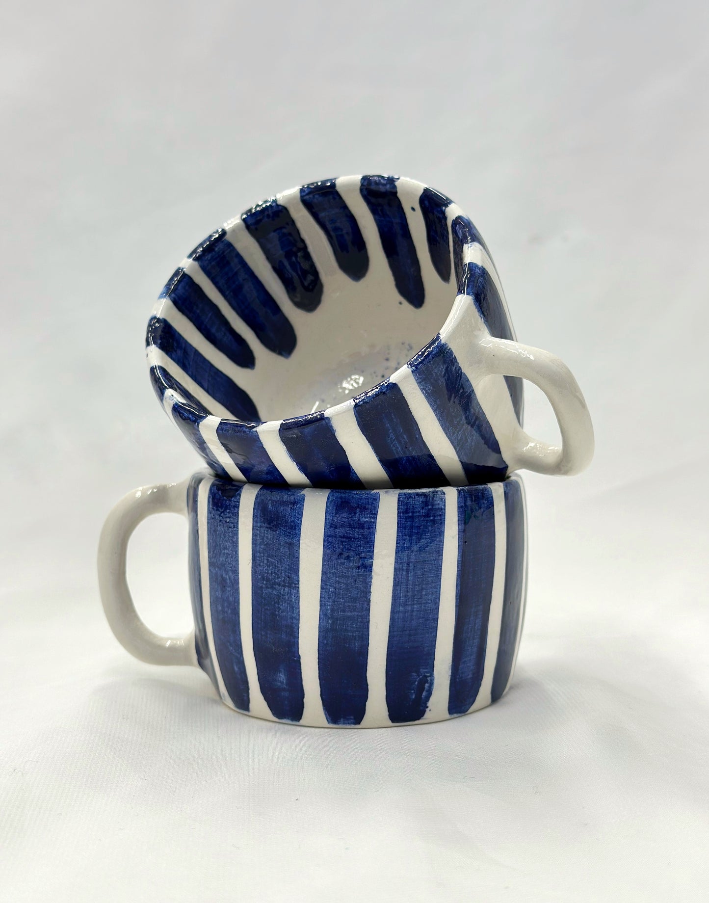 “Stripes” ceramic mug