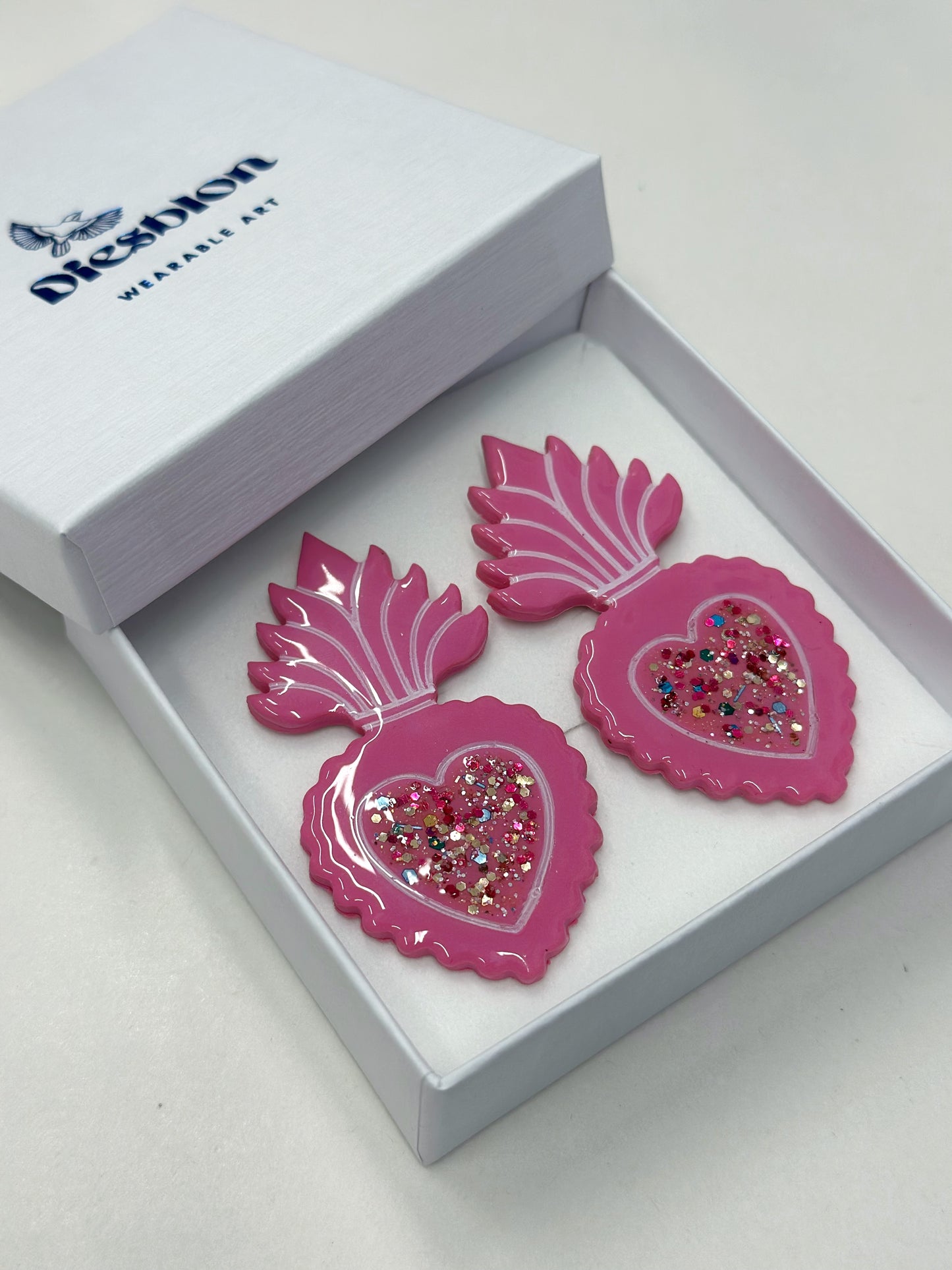 ''Sacred Heart'' Statment Earrings