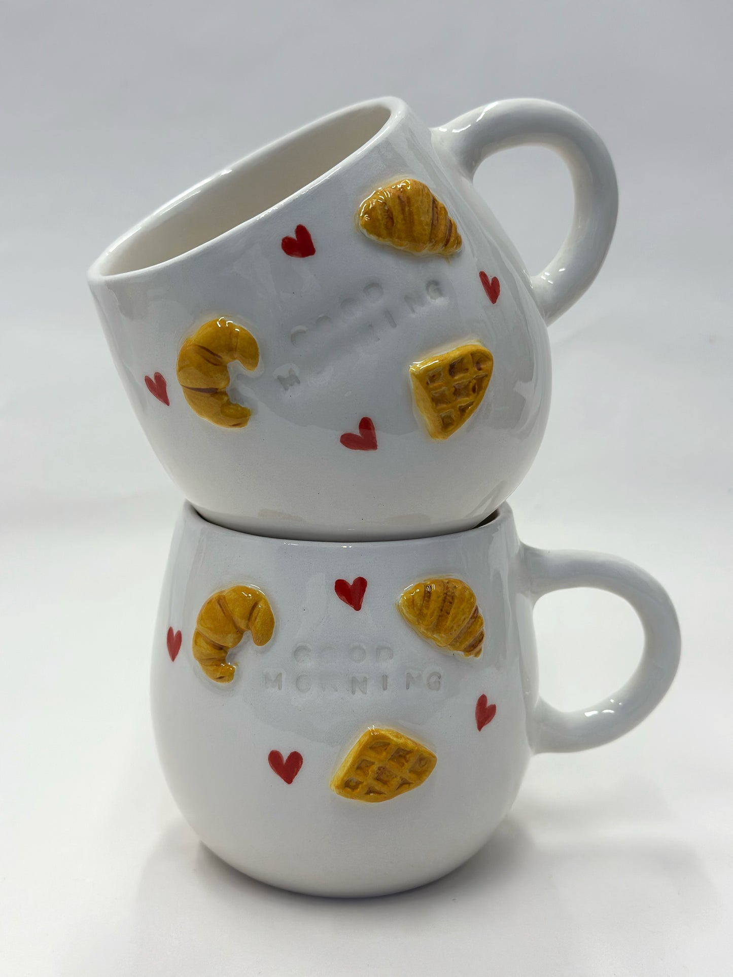 “Good morning” Ceramic mug 🥐