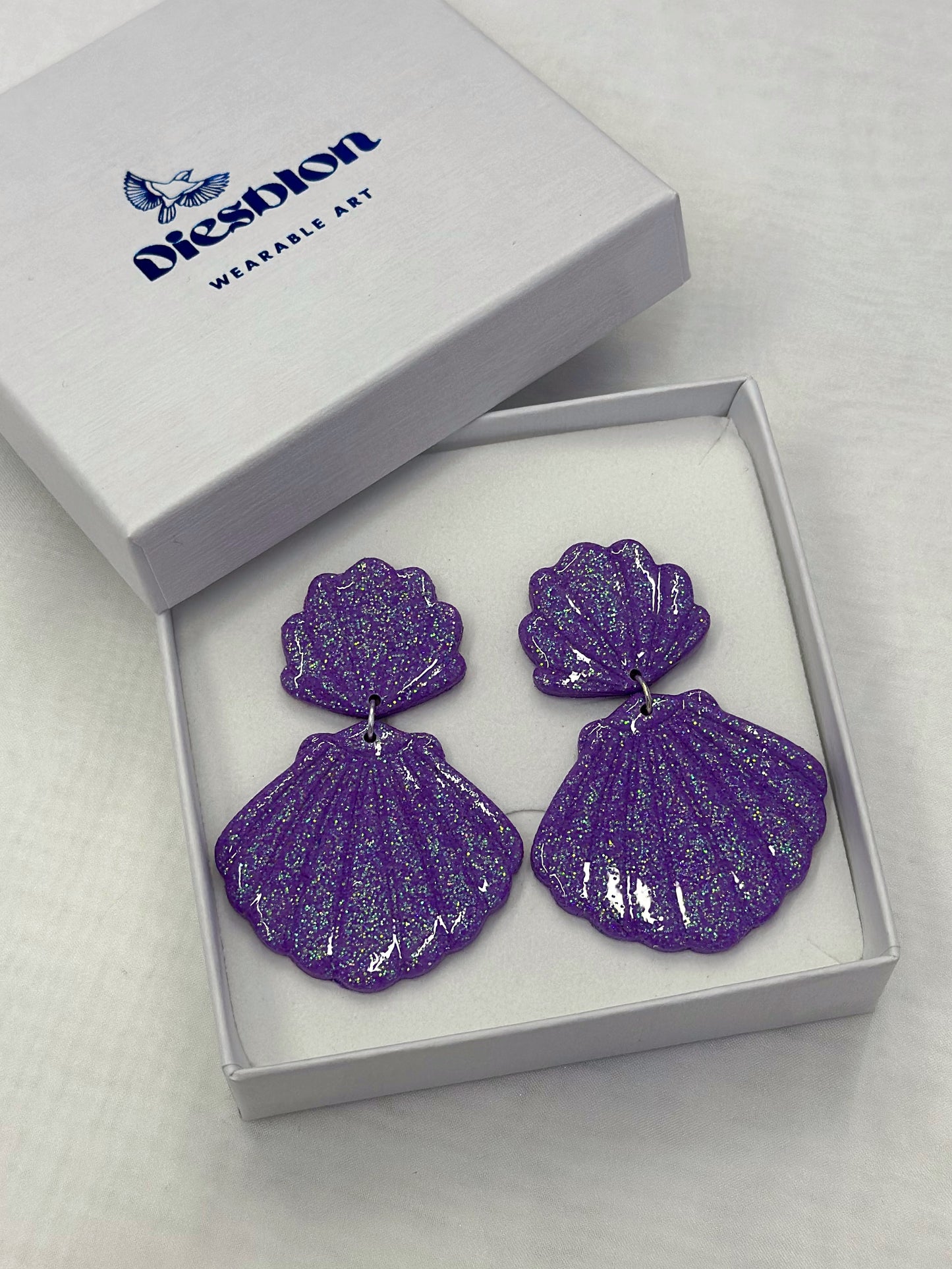“Sparkly” Seashell Earrings