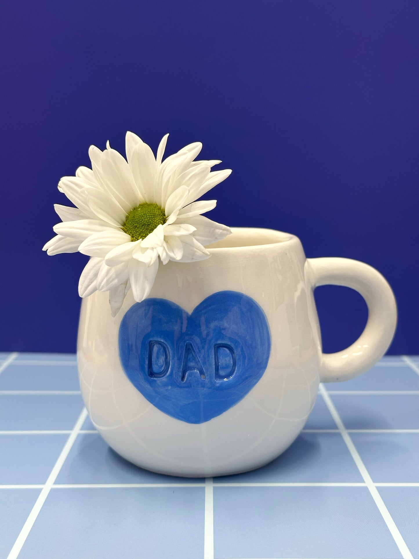 “Dad” ceramic mug 💙