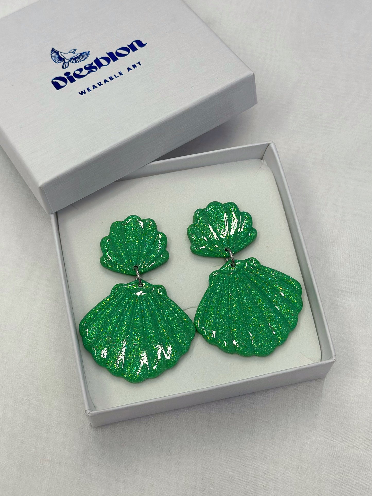 “Sparkly” Seashell Earrings