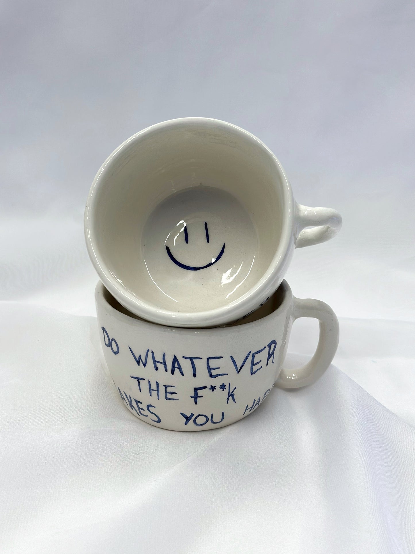 “Do whatever the f**k makes you happy” Ceramic mug 💙