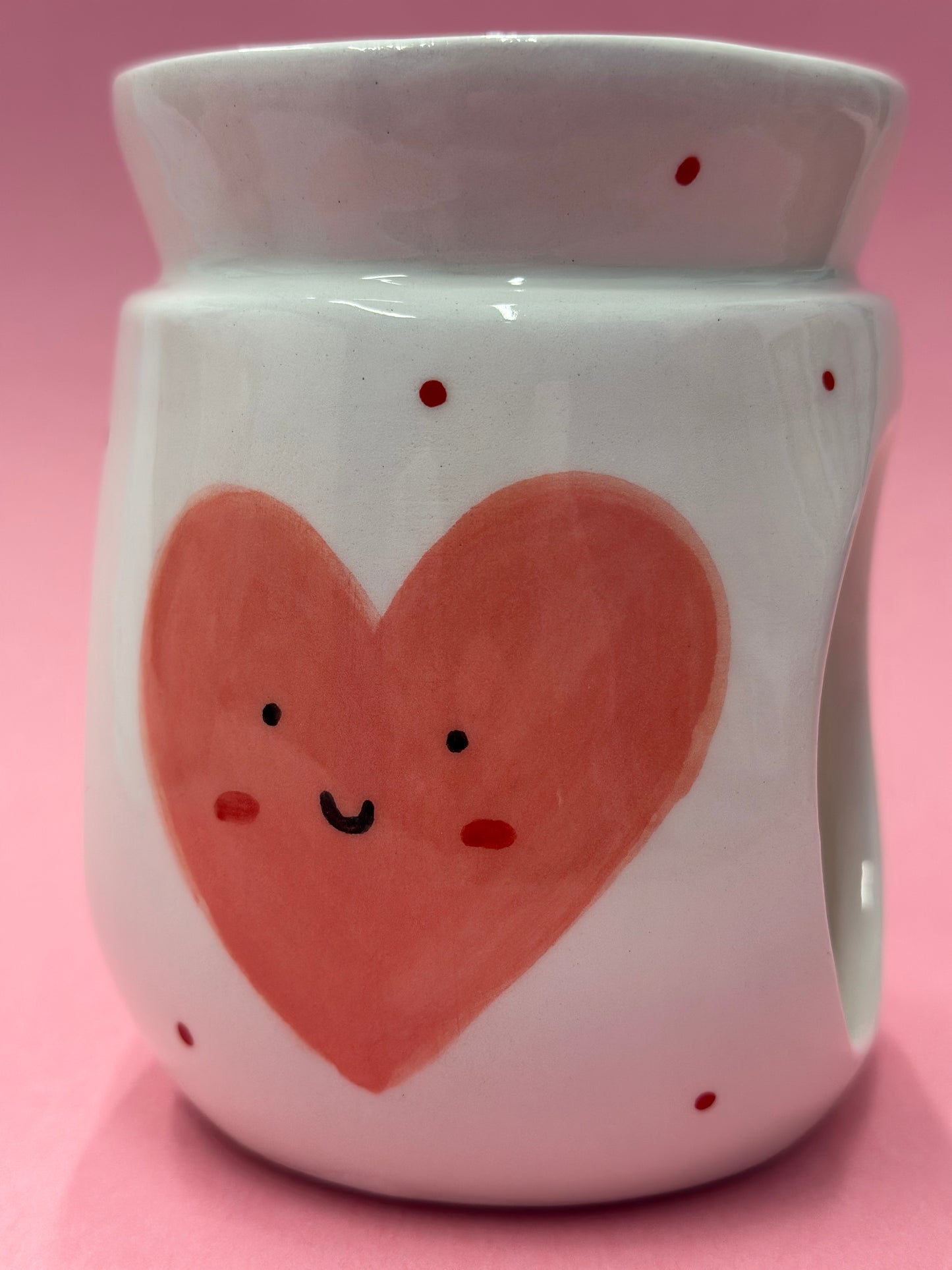 Handmade ceramic Wax melter 💗