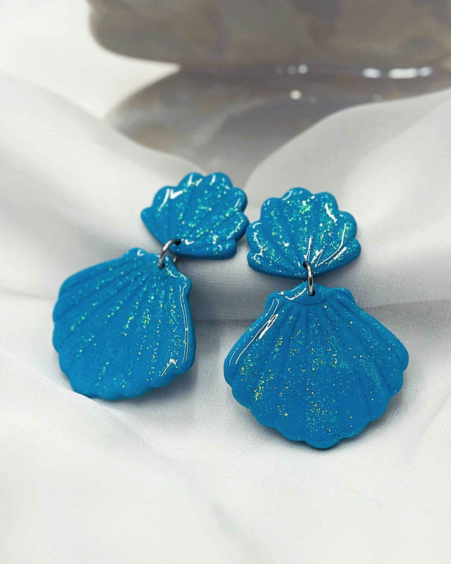 “Sparkly” Seashell Earrings